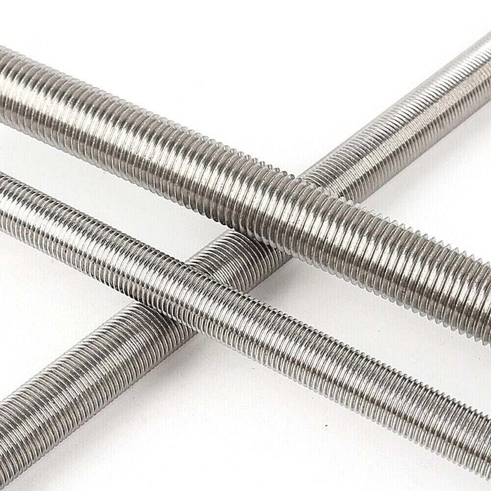 Barra Filettata Sinistra Acciaio Inox A2 | M4-M24 Lunghezza 250mm | Perno Asta Passo Sinistro