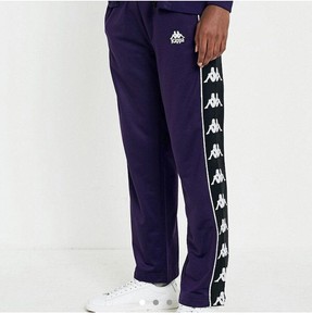 kappa track pants purple 