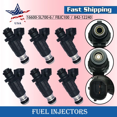 Genuine 6 OEM Fuel Injectors FBJC100 For 0304 Infiniti G35 3.5L V6