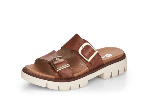 Remonte by Rieker Women's D7953-24 2-Strap Double Buckle Sandals, Size EU 42 - 第 1/9 張圖片