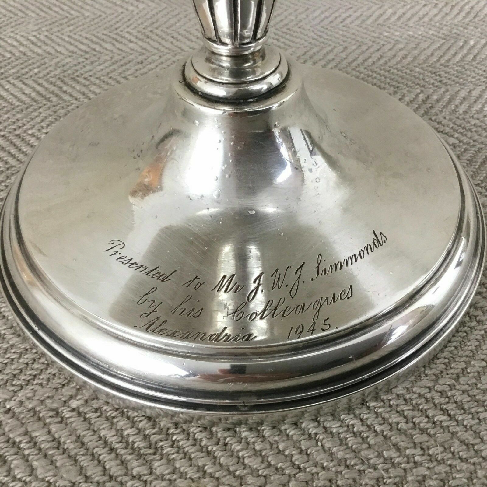 Details zu Kunst Deko Tisch Schale Kompott Ercuis Silber Platte WW2 Ägypten Militär Neuestes Standardprodukt