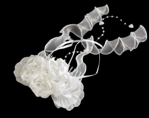Kopfschmuck Haarschmuck zum Kommunionkleid Brautkleid Haargesteckt Blumen neu - Bild 1 von 2