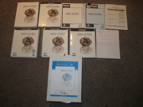 BJU Bob Jones 8th Grade 8 EARTH SCIENCE Fourth Edition Complete SET + Lab Kit