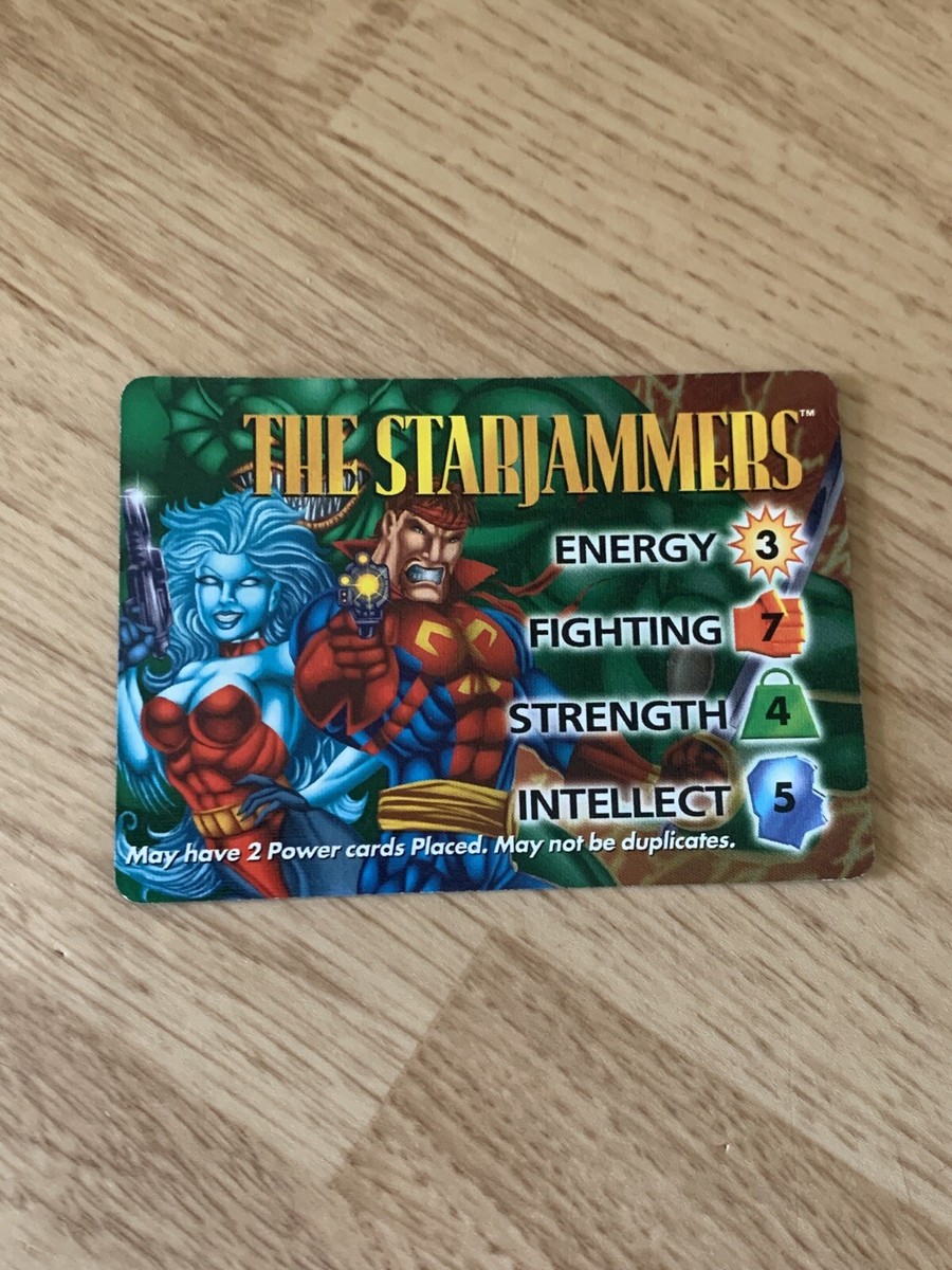 Marvel OverPower CCG Card Game Fleer The Starjammers RARE Multi