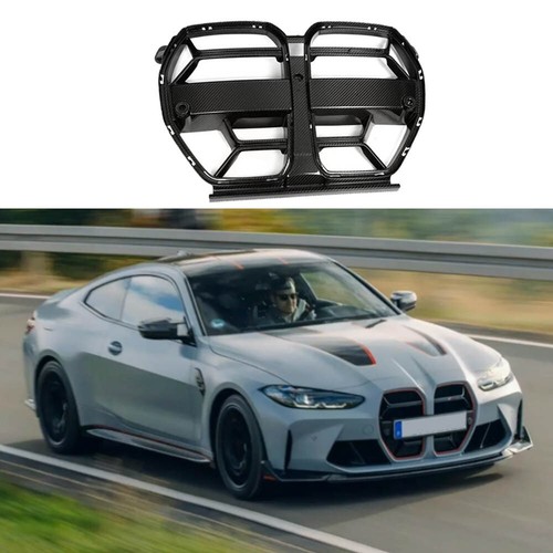FOR 2021-2025 BMW M3 G80 M4 G82 G83 REAL CARBON FIBER CSL STYLE NOSE GRILLE - Afbeelding 4 van 13