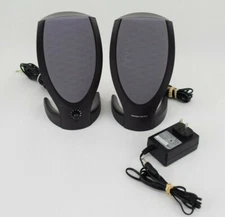 Harman/Kardon  HK206 04N567-48220-2A8-038F Computer Desktop Speakers Black Grey