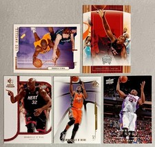 5 Shaquille O'Neal 2000-09 Basketball Cards SKYBOX U.D. SP AUTHEN ROOKIE THREADS