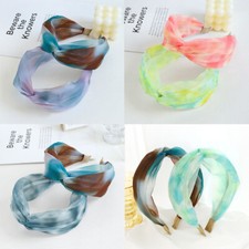 Tie-Dyed Organza Cloth Hair Accessory Mesh Headband Hair Tie Headdress Hairpin
