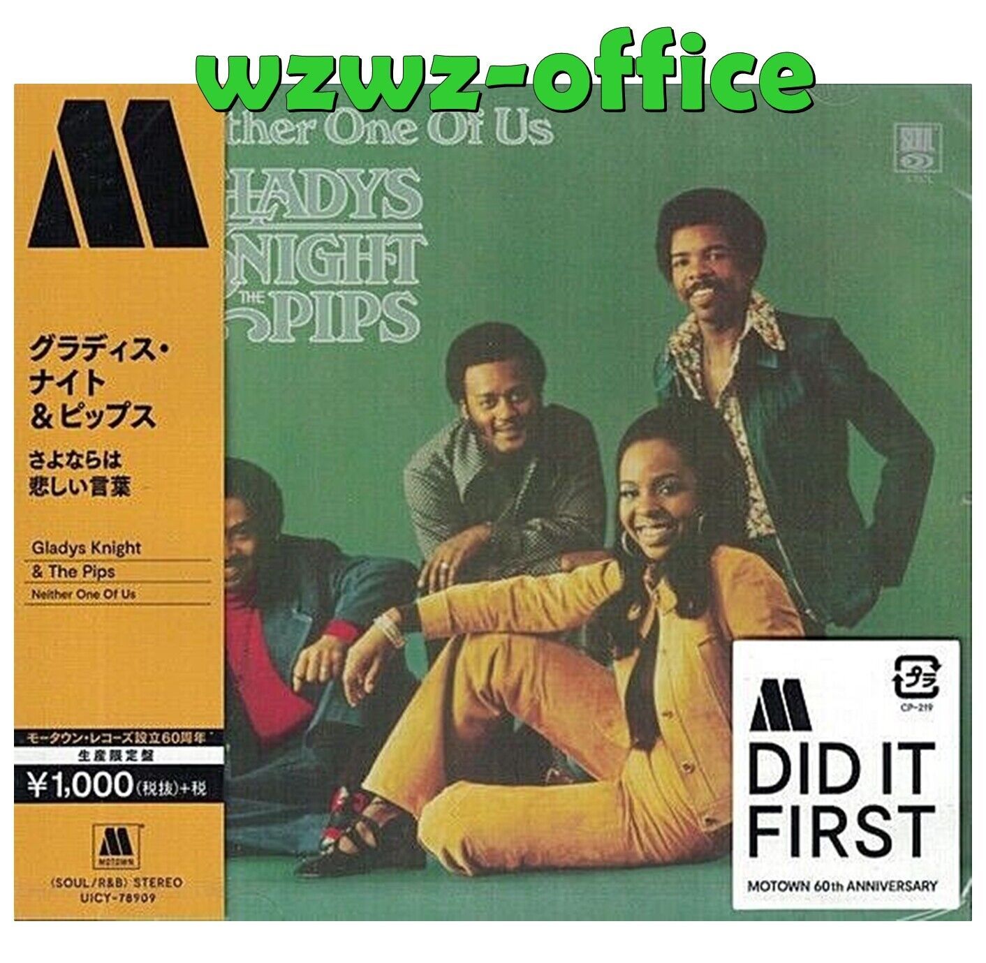 Gladys Knight & The Pips NUOVO CD SIGILLATO "Neither One Of Us" Japan OBI E