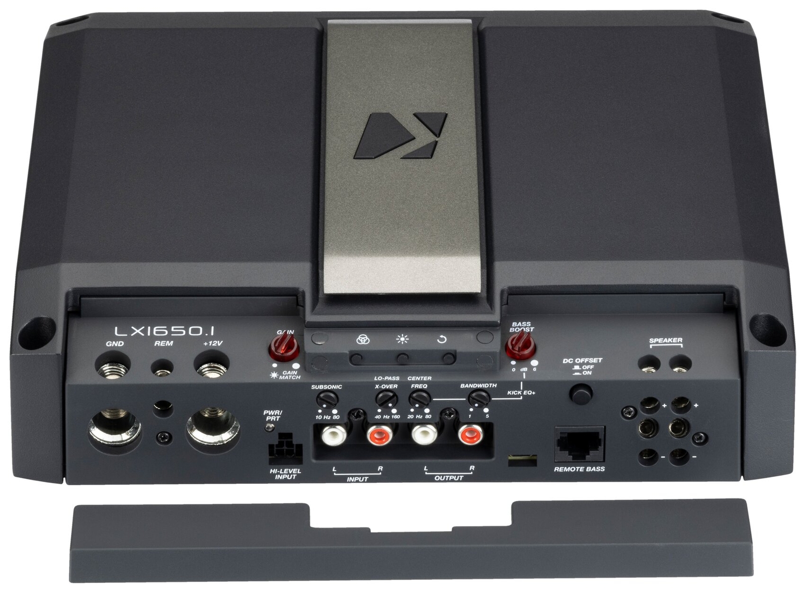 Автомобильный моноусилитель Kicker 51LX16501 мощностью 1650 Вт с Smart Bass Комплект проводов усилителя LX16501