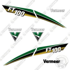 Fits Vermeer FT100 Decal Kit Forestry Tractor Replacement Stickers Loader