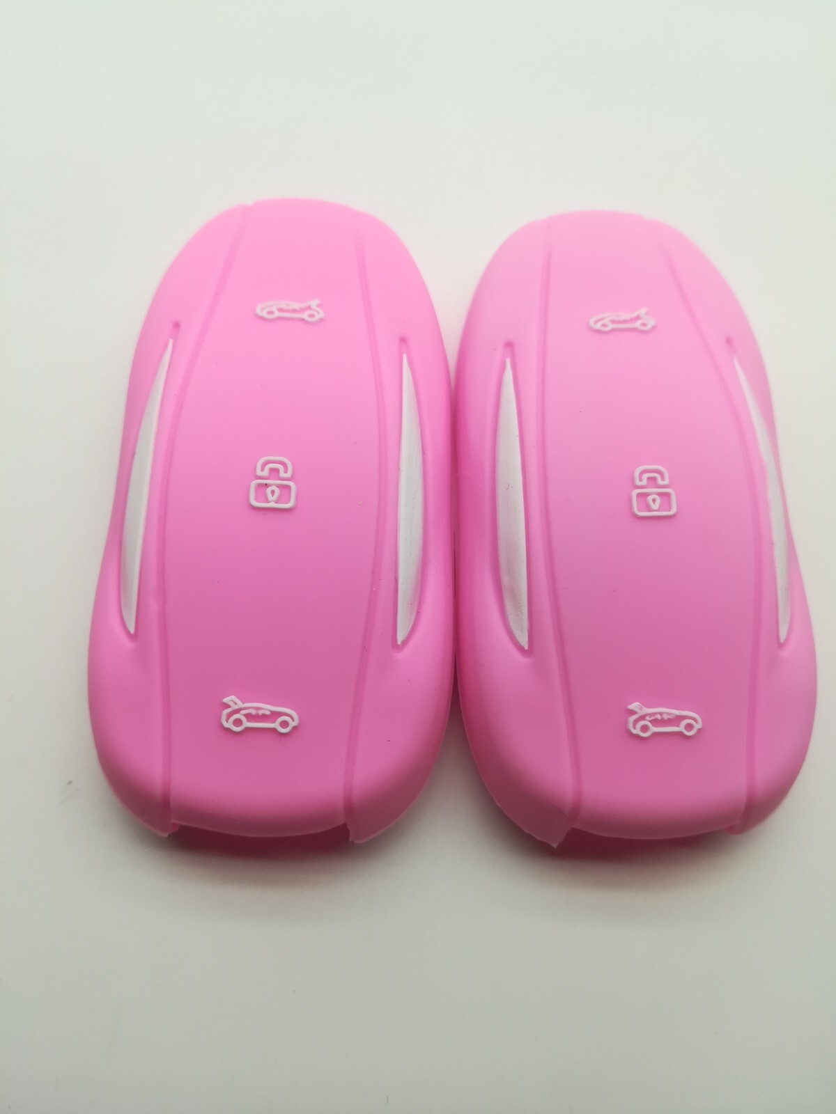2*Silicone Fob Remote Key Cover For Tesla Model 3 Tesla Model X Model S Model Y