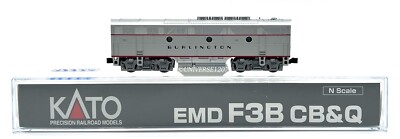 KATO CB&Q emd F3 A+B +C SET Nゲージ California Zephyr - EMD F3A & F3B CB&Q - Kato Sound Box 22-101-10