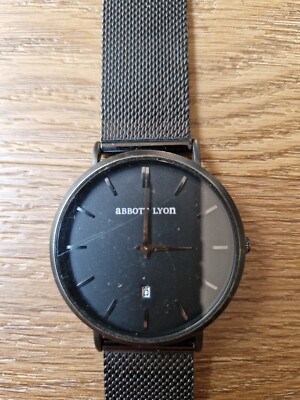 Abbott Lyon Kensington Watch Black UK