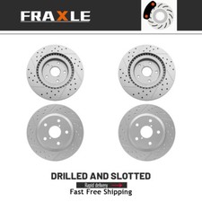 For Subaru Forester Crosstrek 2019 2020 2021 2022 - 2024 Front Rear Brake Rotors