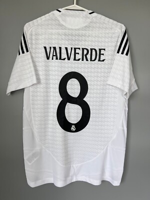 Valverde Real Madrid Jersey 24/25 Home Authentic Soccer Shirt