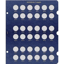 WHITMAN Coin Album Page #4447 Roosevelt Dime 2011-2022 PDS  Book 10 cent