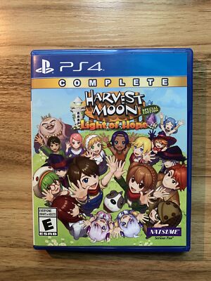Harvest Moon: Light of Hope SE Complete Ps4 Never Played