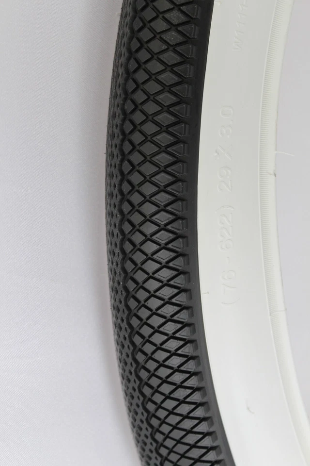 Neumáticos de pared blancos 29x3,0 Fat Tires neumáticos de 25-45 PSI Chopper Cruiser Fat neumáticos de 29" pulgadas Foto 2 de 4