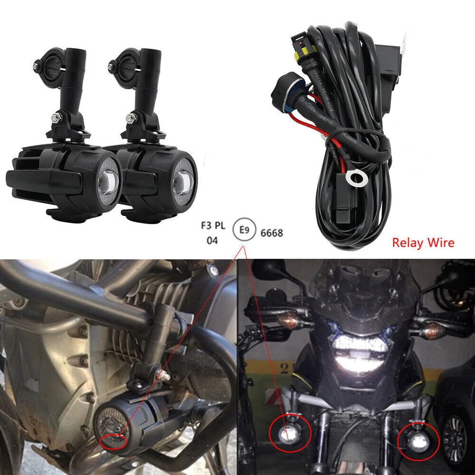 Luces antiniebla LED para BMW - R1250GS R1200GS F800GS F700GS F650 - Punto auxiliar brillante Foto 2 de 4
