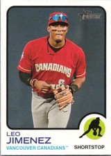 2022 Topps Heritage Minor League #85 Leo Jimenez