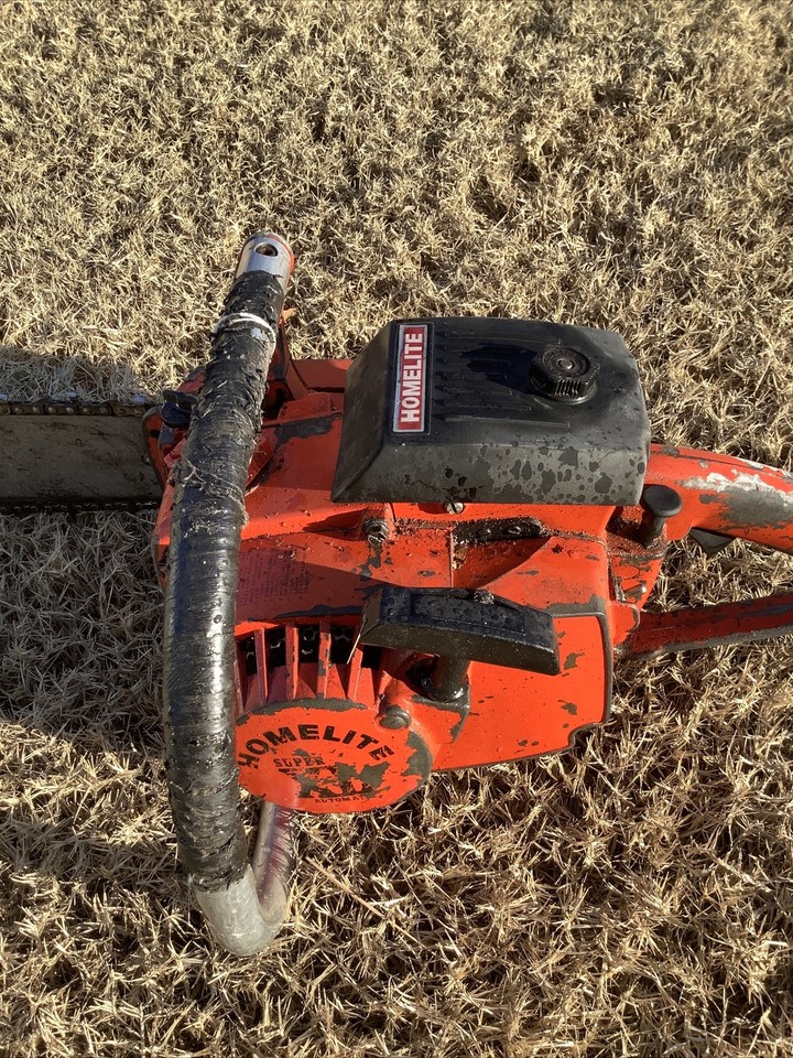 Homelite Chainsaw Super XL Automatic Vintage Model antique 2 stroke eBay