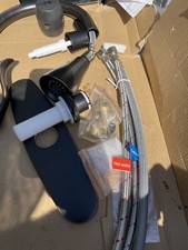 APPASO Oil Rubbed Gooseneck Faucet W/soapDispenser