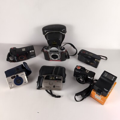 Kamera Konvolut Sammlung Analog Fotoapparate Funktionsfähig Siehe Beschreibung