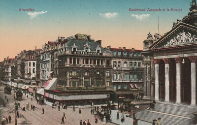 AK Bruxelles. Boulevard Anspach et la Bourse