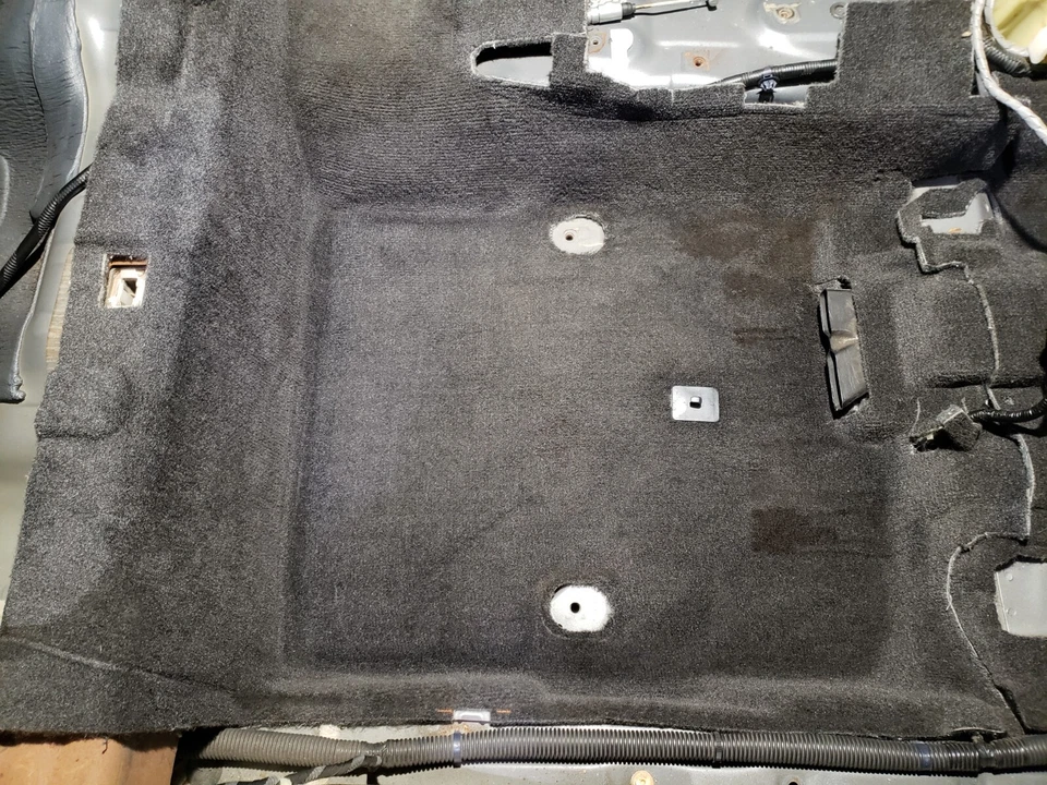 Conjunto de alfombra de piso trasero Honda Accord EX-L 2008-2012 negro OEM 83302-TE0-A01ZA Foto 2 de 4