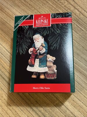 *Merry Olde Santa #3* [1992] Hallmark Christmas Ornament - Original Box New NOS