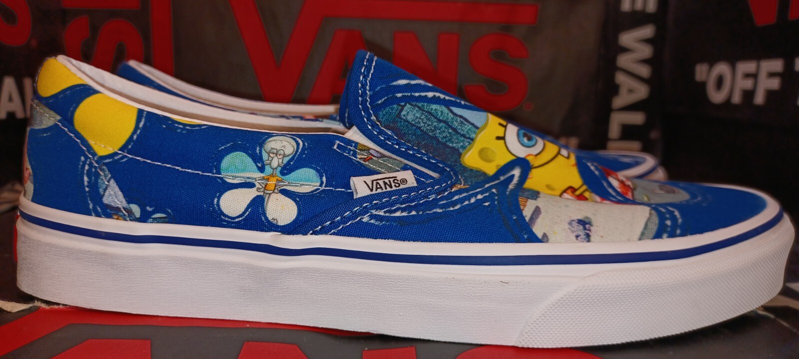 VANS Spongebob Alohabob Classic Slip On Mens 10.5, 11 VN0A33TBYZ1 | eBay