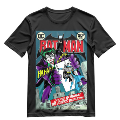 Batman T Shirt Retro 1973 Batman Comic 251 Cover Shirt Joker Graphic Tee S-XXXL