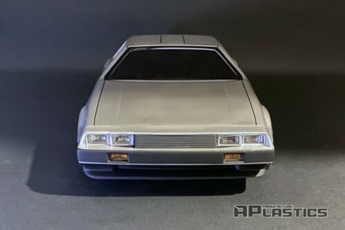 RC Body Car Drift 1:10 DeLorean DMC 12 De Lorean style APlastics New Shell - Picture 4 of 12