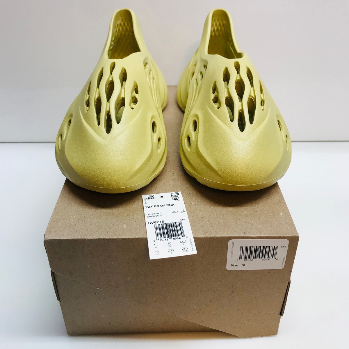 adidas Yeezy Foam RNR SULFUR GV6775 Men's US Sizes 10 Brand adidas Yeezy Foam RNR SULFUR GV6775 Men's US Sizes 10 Brand
