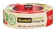 Scotch 1.41 in. W X 60.1 yd L Tan Medium Strength Masking Tape