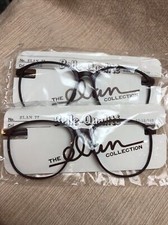 2 Carbon Frames 55-18-140 Carbon Eyeglass Frames Wine Dark Maroon NOS