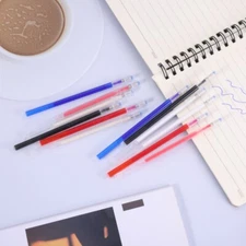 10Pcs Erasable Refill Pens for Mark Sewing Embroidery Auto-Vanishing 6 Colour