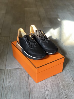 luxury men's leather sneakers