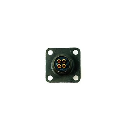 Connecteur Circulaire Militaire ITT MS3112E8-4S – Douille 4 Broches Femelle à Souder, Lot De 2