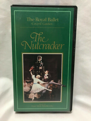 THE NUTCRACKER ROYAL BULLET AT COVENT GARDEN TCHAIKOVSKY HARD CASE VHS 1985