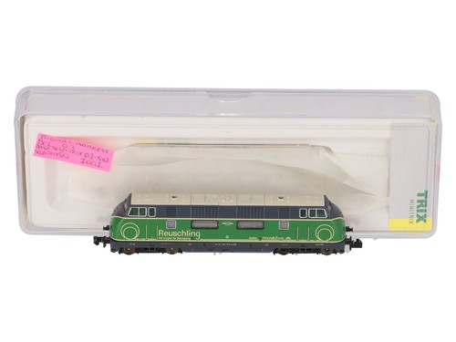 Locomotora diésel Trix 16221 N Brohltal Railroad BE V 200 LN/caja | Condition: Used
