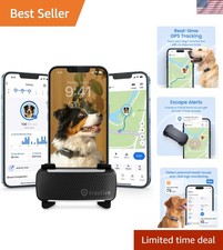 Smart Dog GPS Tracker  Live Pet Tracker with Virtual Fence  Vital Signs Mon...