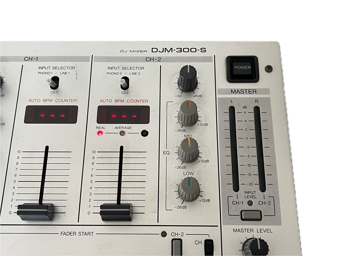 Pioneer DJM-300-S DJミキサー Pioneer Djm-300-s 2 Channel DJ Music Mixer for sale online | eBay