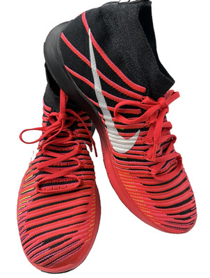 Nike Men's Free Train Force Flyknit Black Crimson Running Shoes 833275-001 Sz 12