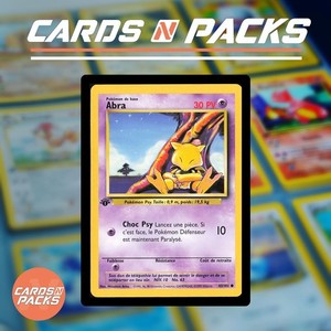 Carte Pokemon Abra 43/102 Set de Base Edition 1 NM-Mint