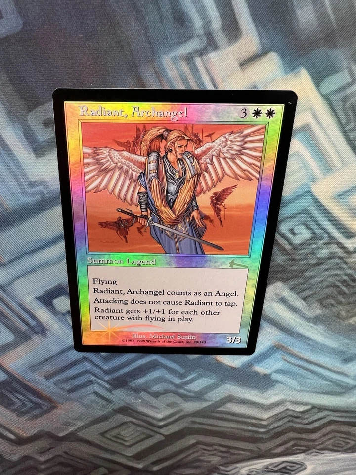 MTG Foil Radiant, Archangel EX/LP+ Urza's Legacy - Image 4 of 4