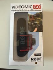 Rode VideoMic GO Lightweight On-Camera Shotgun Microphone Rycote Lyre NEW Sealed