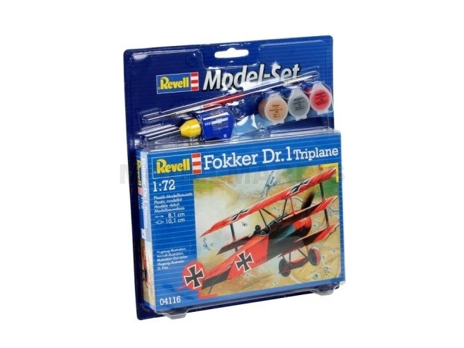 REVELL 64116 1/72 Model Set Fokker Dr. 1 Triplane - Immagine 3 di 3
