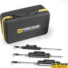 7 Grit Diamond Ceramic Sharpener Kit Custom Edges Serrated Knife Abrasives Case